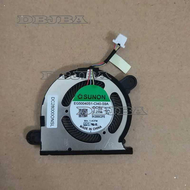 Новый вентилятор для DELL XPS 13 9300 DC28000ONSL EG50040S1 CI40 S9A Вентилятор
