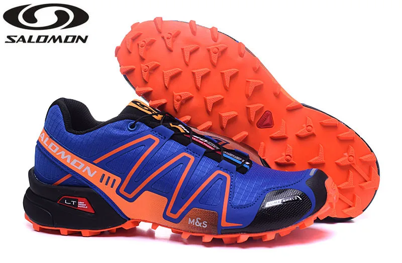1 Новинка, Salomon speed Cross III, мужская обувь, высокое качество, дышащие кроссовки, новые цвета, Мужская обувь для фехтования, Salomon speed Cross 3 - Цвет: 1