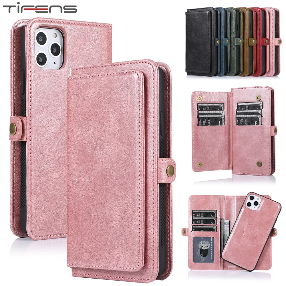 Flip Wallet Case For Iphone 13 12 Mini 11 Pro Max Magnetic Leather Cover For Iphone Xs Max Xr X 6 6s 7 8 Plus Se Phone Coque Mobile Phone Cases Covers Aliexpress