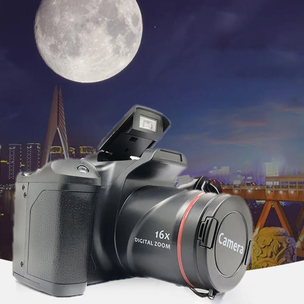 XJ05 цифровая камера SLR 4X цифровой зум 2,8 дюймов экран 3mp CMOS Макс 12 Мп Разрешение HD 720P ТВ выход поддержка ПК видео Прямая поставка