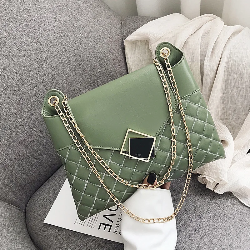 

Chain Small Bag Women's 2019 New Style South Korea CHIC Spiraea Rhombus Square Sling Bag Hong Kong Style Versatile Crossbody Bag