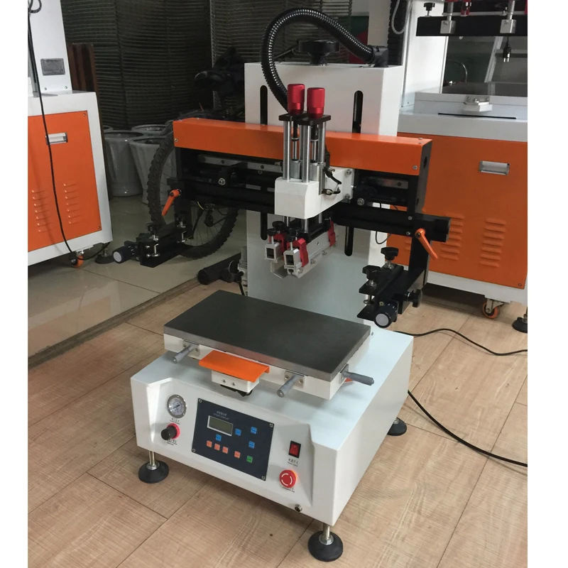 

Samll Flat Bed Screen Printing Machine With UV Painting Dryer