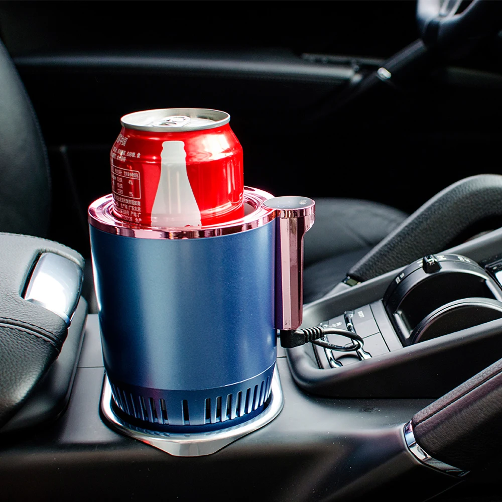 This 2-In-1 Car Cup Holder Can Keep Your Drink Nice And Chilled Or