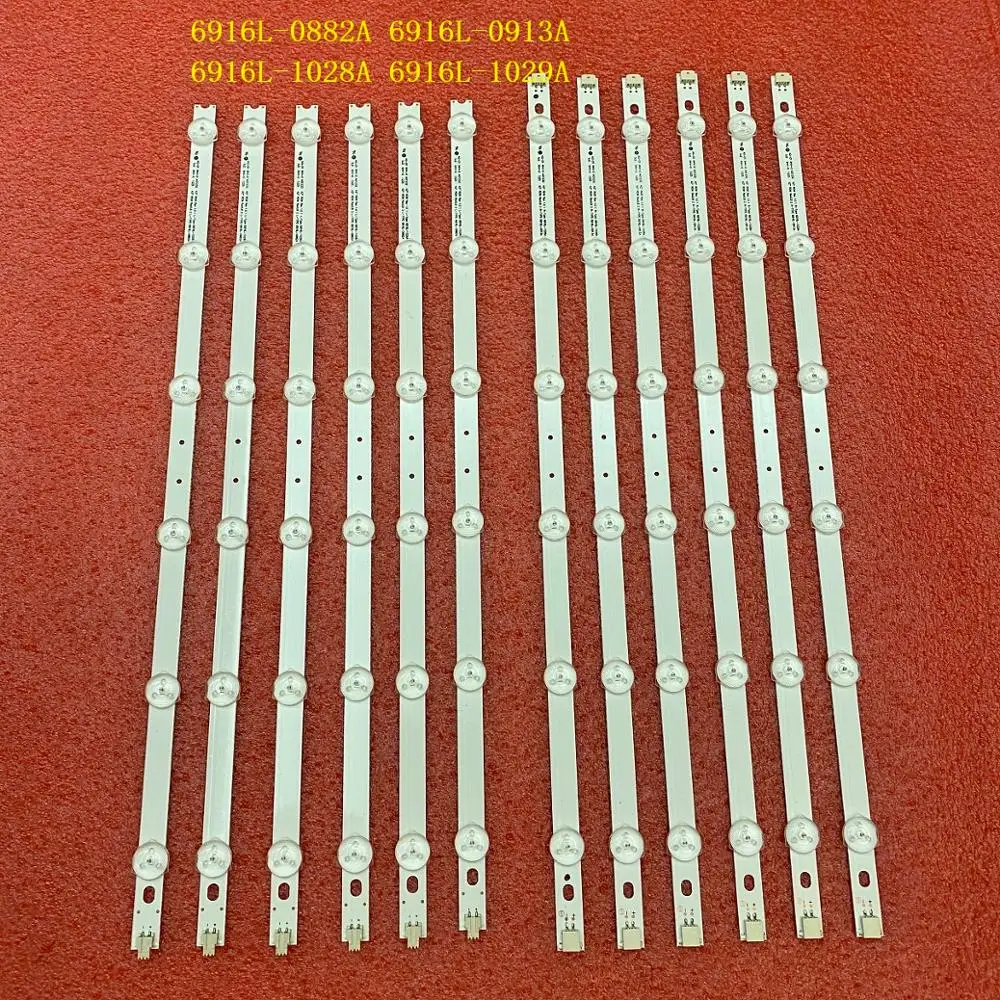 Новая 12 шт./компл. светодиодный полоса подсветки для LG 42LM3700 42LS3400 42LM3400 6916L 0913A 0882A 1028A