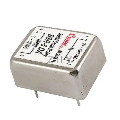 

4 Pin PCB Solid State Relay SSR-5 DA 5A 3-32V DC / 24-380V AC