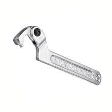 Hook Wrench Round Nut Adjustable Clamp Spanner Tool Imperial 32-76mm 1.1 / 4-3