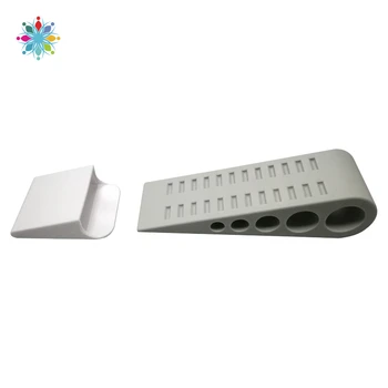 

1Pcs Non-Slip Grey Door Buffers Door Wedge Shaped Plastic Door Stops For Office Home Baby Safe Floor Door Stopper TLS