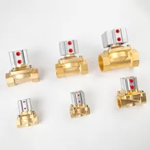 Вакуумный воздушный Контроль Электрический электромагнитный клапан DN15/20/25/35/40/50 нормально закрытый Пневматического клапана для воды, воздуха на дизельном топливе, керосине внутренний газовый цилиндр воздуха