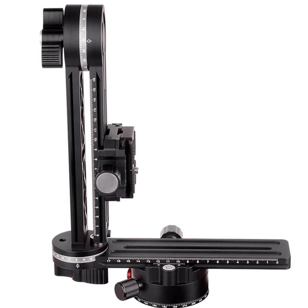 

720PRO Easy Install Tripod Head Durable Symmetrical Nodal Slide Rail 360 Degree Rotation Panoramic Black High Coverage QR Plate
