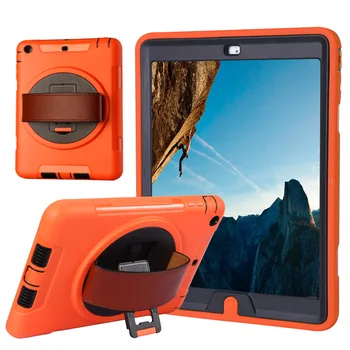

fei tian lun Leather Hand Strap Holder New iPad Protective Cover for Tablet Computer iPad Air AIR2 Silica Gel PC Shatter-resista