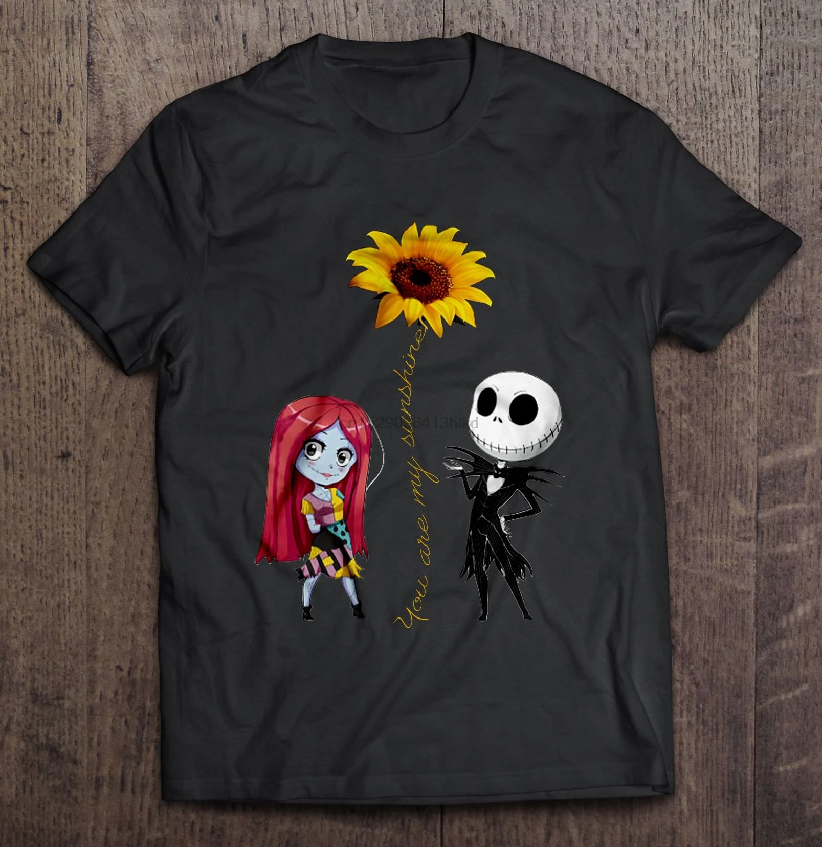 Мужская футболка You Are My Sunshine Jack And Sally Version2 женская и |