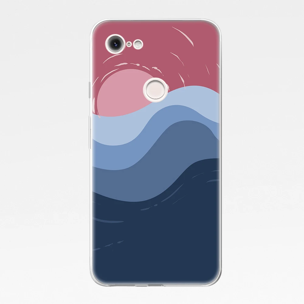 Painting Landscape Coque for Google Pixel 5 4 4a 3 3a 2 XL Soft TPU Silicone Phone Cases For Pixel 6 Pro 4XL 3XL 2XL Cover Funda