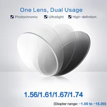 

BERTHA Prescription Photochromic Lens Resin Aspheric Glasses Lens Optical Lenses Myopia Hyperopia Presbyopia Optical Lens SLS02