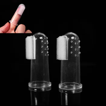 

1Pc Pet Dog Finger Toothbrush Puppy Teeth Care Brush Soft Dog Cat Cleaning Toothbrushes Bad Breath Dog Accessories
