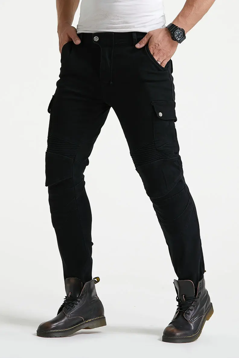 UGB улучшенные мотоциклетные джинсы для езды мужские и женские модели анти-осенние мотоциклетные штаны кевларовые износостойкие велосипедные штаны