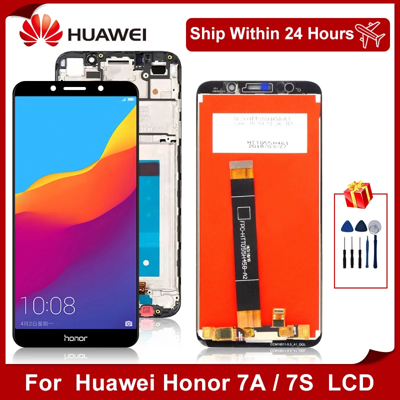 5 45 &quotдля Huawei Honor 7A ЖК фотоаппаратов моментальной печати 7S дисплей DUA L22 LX2 L02