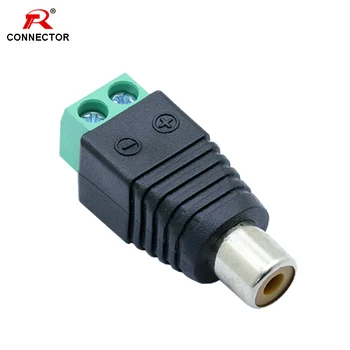 

1pc RCA AV Balun Terminal Connector, RCA Female Jack 2poles AV Terminal