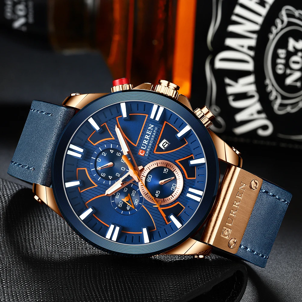Relogio Masculino CURREN Fashion Creative Quartz Watch Men Date Watches Casual Business Wrist Watch Male Clock Montre Homme