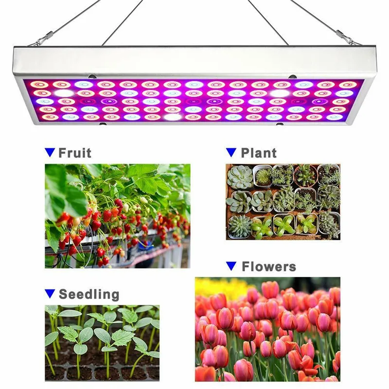 Полный спектр светодиодный светильник для выращивания 25 Вт красный синий белый ИК УФ светодиодный панель для внутреннего теплицы гидропоники растений цветок аквариумная лампа 5 шт