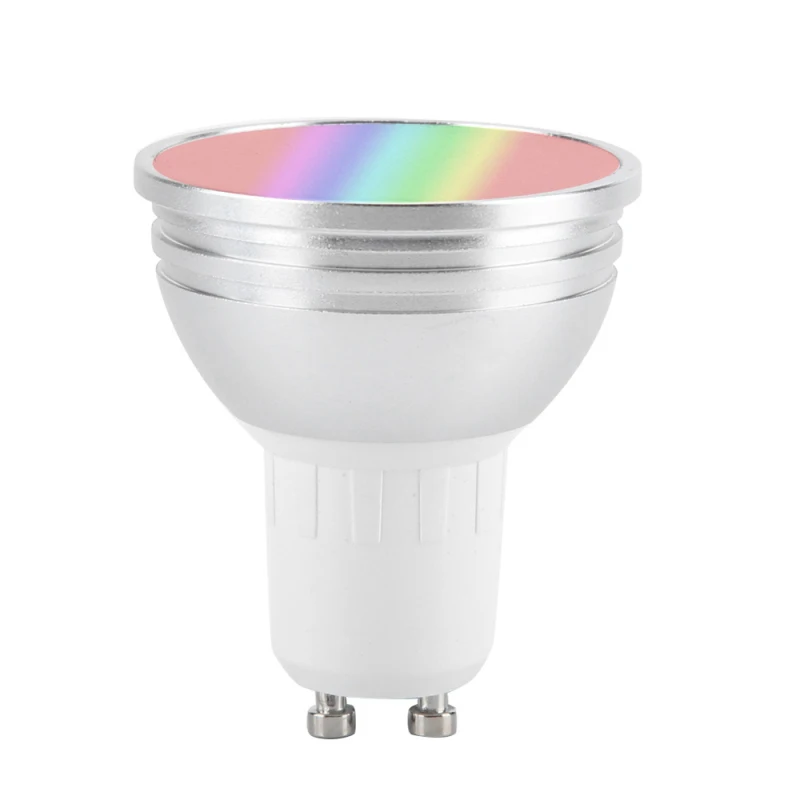 1 шт., 6 Вт, умный светильник, светодиодная чашка RGBW с затемнением, умная жизнь/приложение tuya E27/E26/GU1/GU5.3/B22, wifi контроллер, Рождественский светильник, лампа