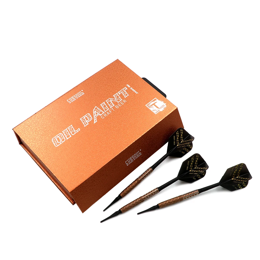 CUESOUL CRAFT BEER Oil Paint Finished-21g Soft Tip 90% Tungsten Darts