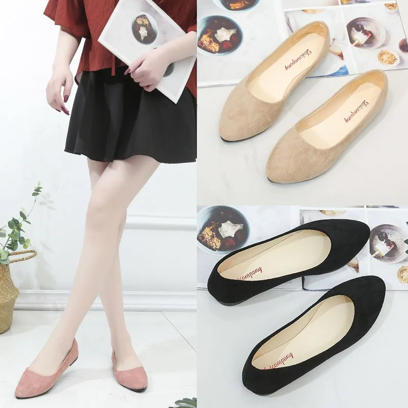 

Fashion Women Summer Pointed Toe Pumps Single Shoes Casual Flat Work Shoes Fashion Women Casual Boat Breathbale Shoes Loafers