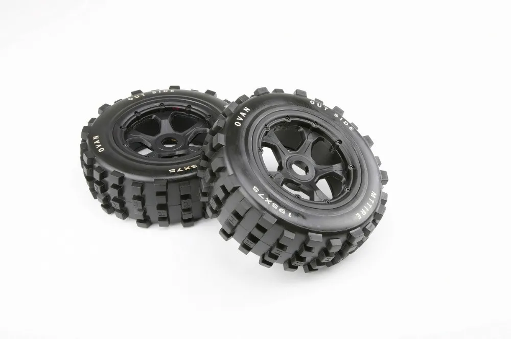 

front Knobby tries set for 1/5 hpi rovan km baja 5t 5sc rc car parts
