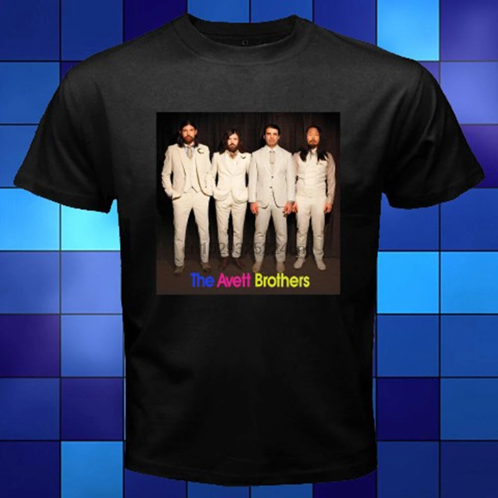 Футболка американской Народной рок-группы Avett Brothers черная размер от S до 3XL |