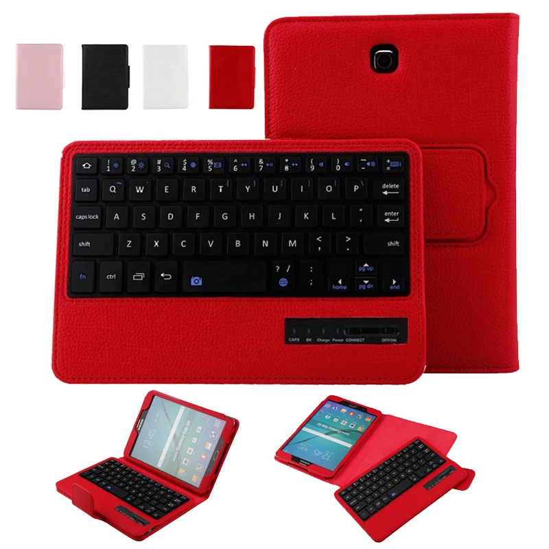 Магнитный чехол для samsung Galaxy Tab S2 T710 T715 с клавиатурой Bluetooth PU съемный чехол для samsung Tab S2 T710 чехол