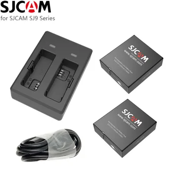 

SJCAM SJ9 Battery 1300mAh Li-ion Additional Battery for SJ9 Strike SJ9 Max Action Camera Dual Slot Charger for SJCAM SJ9 Series