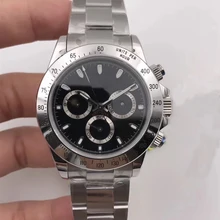 Mens Watch Iced Blue Diamond Dial Ceramic Bezel Sapphire Crystal Automatic Mechanical Movement 316L Steel Male Wristwatches