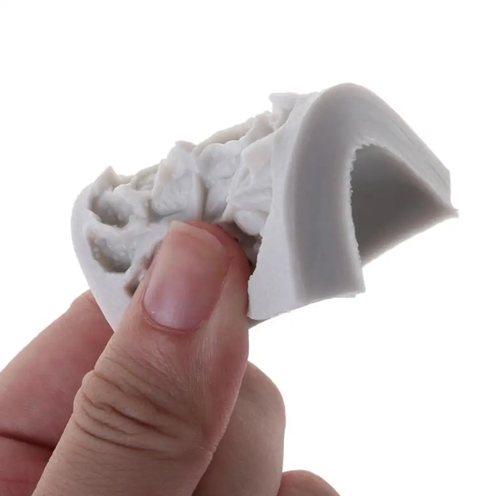 3D Рождественские сосновые конусы форма для торта помадки конфеты Женская