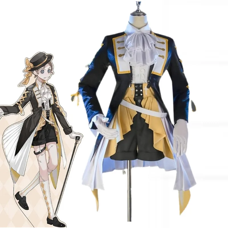 

Game Identity V Cosplay Costumes Midsummer Tea Party Skin Survivor Mercenary Naib Subedar Cosplay Costume Uniforms Outfit