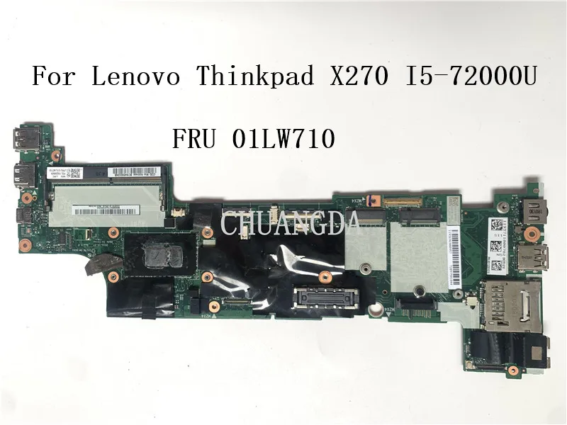 Thinkpad X270 I5-7200U Scheda Madre Del Computer Portatile. Fru 01 Yr990 01 Hy503 01 Lw710 01 Yr993 01 Lw717 01 Hy510 01 Yr996 01 Lw740 01 Hy531 01 Yr
