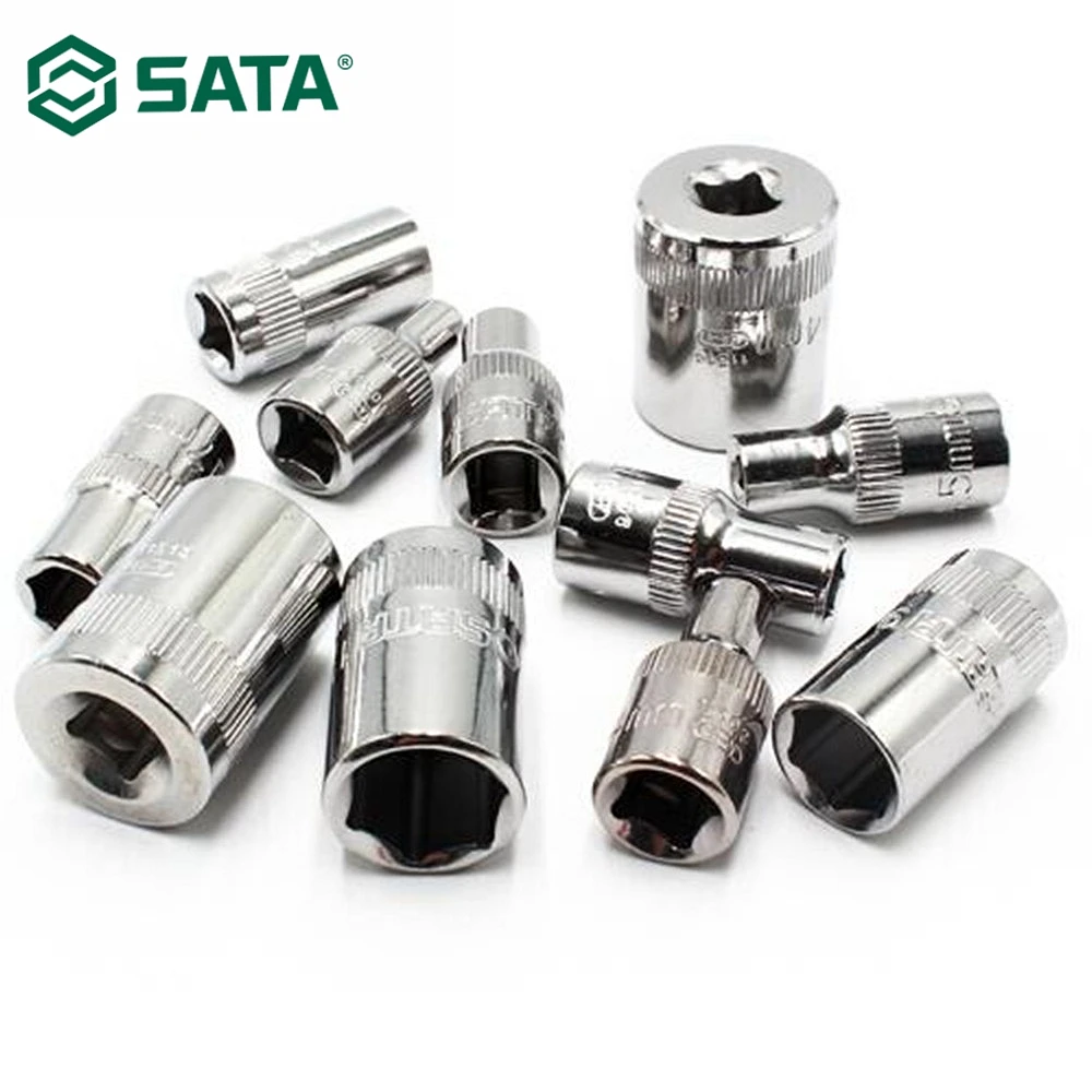 

SATA 6.3MM Series 6 Angle Sleeve 3.5MM Long Hex Socket Head Wrench Casing Head For Car Repair 11301-11314