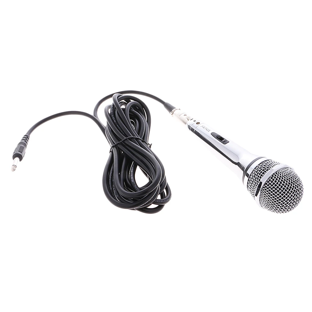Professional Moving Coil Handheld Dynamic Microphone with XLR Cable  New