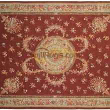 Французские ковры aubusson в Гостиная прямоугольник импортируется из чистой ручной Спальня прикроватная gc88aubyg2