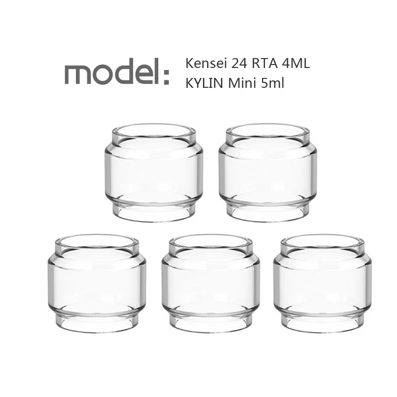 Сменный стеклянный бак YUHETEC для Kensei 24 RTA 4 мл/KYLIN Mini 5 мл стеклянная трубка Fatboy