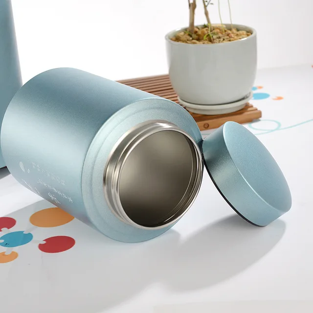 Rozsdamentes Acél Tároló Tartály Kreatív Otthoni Többcélú Tea Caddy Nedvességálló Lezárt Konzervtartók - Image 3