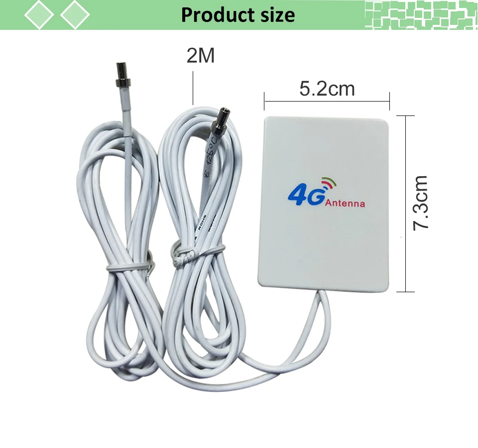 4g LTE панель с антенной TS9 Разъем 3g 4G маршрутизатор Anetnna с 2 м кабелем для huawei 3g 4G LTE маршрутизатор модем антенна