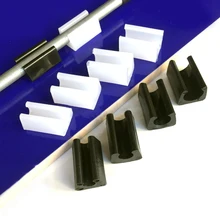 

4pcs 8/10/12/14mm Plastic Chair Leg Pads Covers U-Type Non-Slip Pipe Clamps Office Stool Feet Wrap Pad Floor Protectors