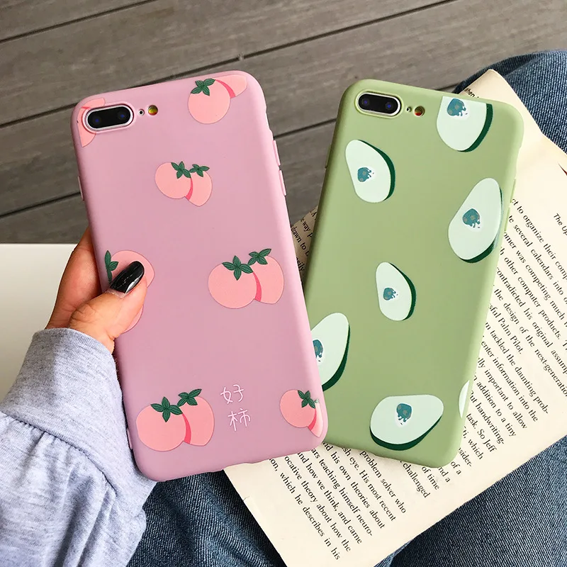 Coque For iphone 11 Pro Max Case Cover Funda 8 7 6 Plus X S XR SE 2020 Phone Cute Candy Fruit Soft Silicon Back Capa | Мобильные