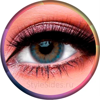 

Натуральные синие линзы