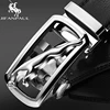 JIFANPAUL genuine leather men's simple belt fashion designer business new belt Jaguar pattern decorative alloy automatic buckle ► Photo 3/6