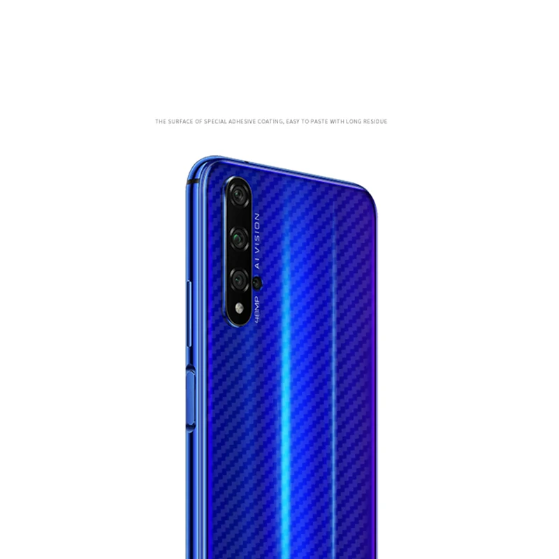 Защитная пленка для задней панели из углеродного волокна Huawei Honor 20 20i Pro Lite 20S 9X Play 3