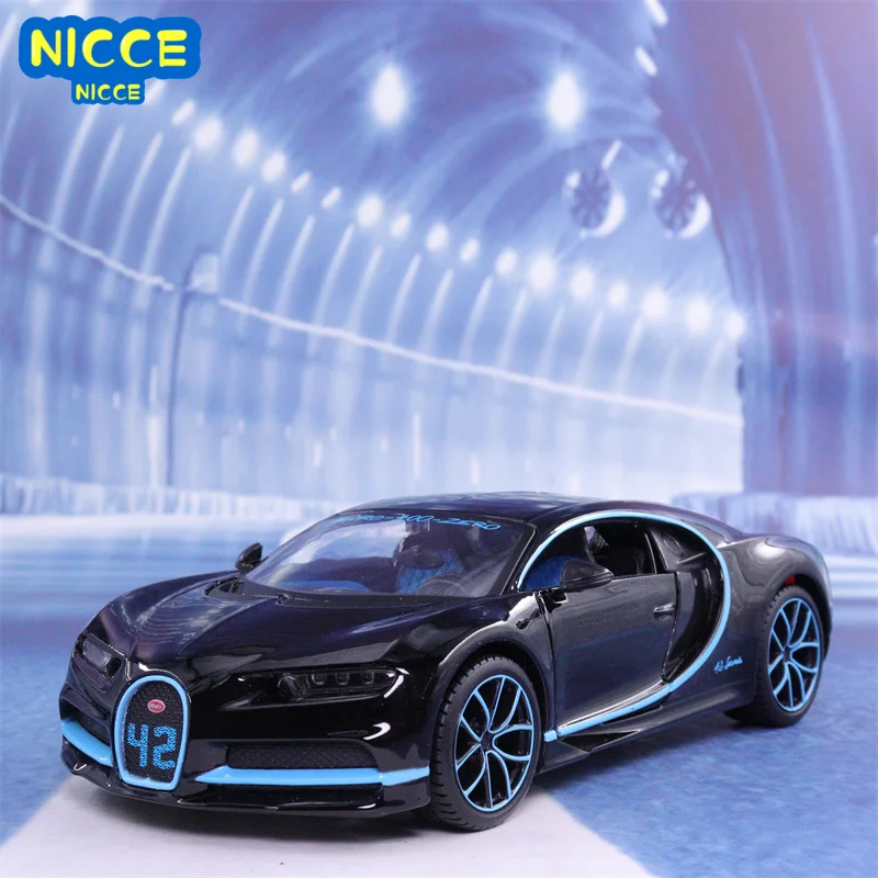Игрушечный автомобиль Nicce 1:32 Chiron Металлический Автомобиль из сплава литой