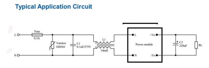 3W typical circuit