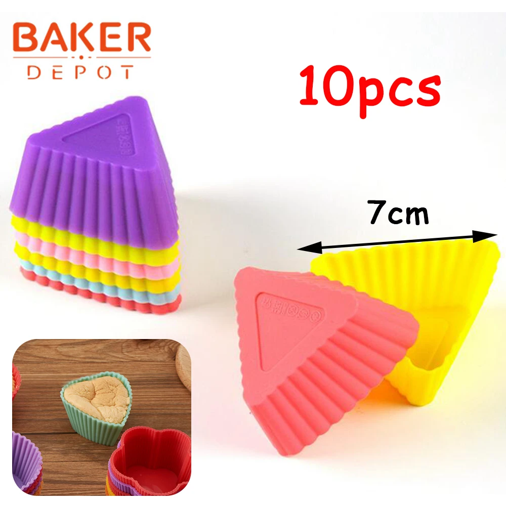 CDSM-008 BAKER DEPOT Силиконовые Формы для кексов цветок маленький торт оборудование для выпечки пудинг желе форма хлеб десерт многоформенный торт - Цвет: CDSM-008