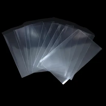 

200Pcs/Lot Lollipop Bag Flat Top Open Bag Plastic Poly Bags Retail Packaging Pouch For Party Bakery Baking Bread Cookies Cake