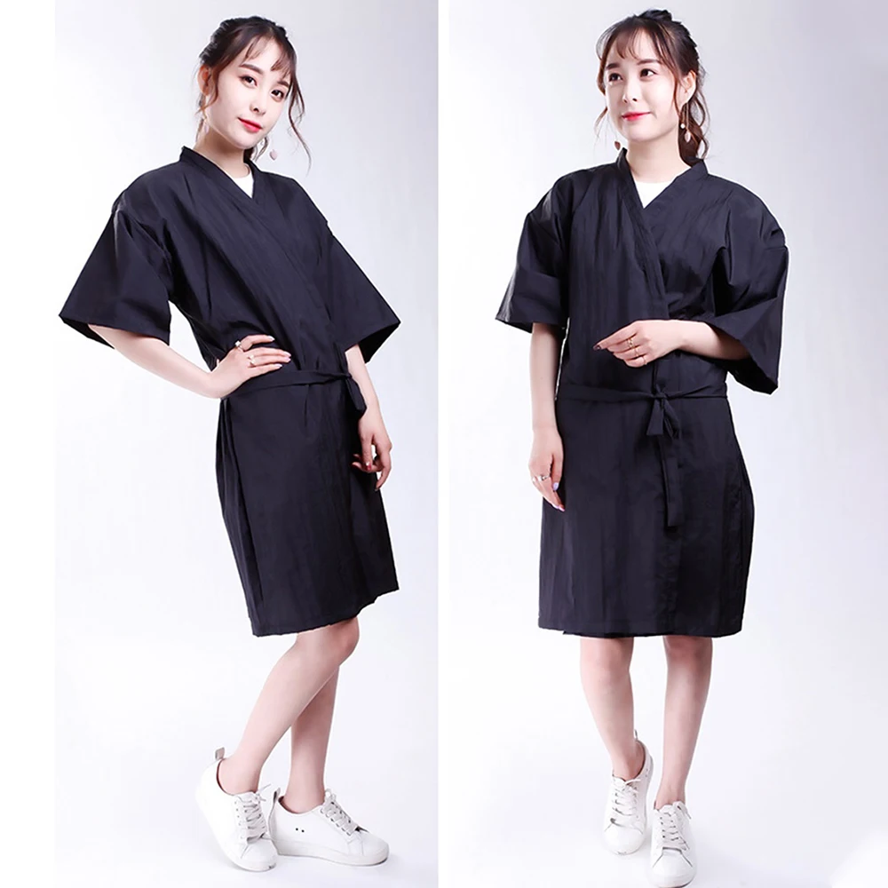 1 Pcs Hairdressing Bathrobe Hair Dye Haircut Overalls Salon Hairdresser Overalls Clothing Beauty Salon SPA Guest Gown